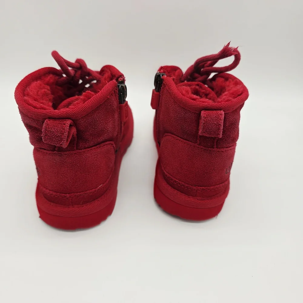 UGG Kids Neumel II Suede Water-Resistant Booties Toddler Size 12